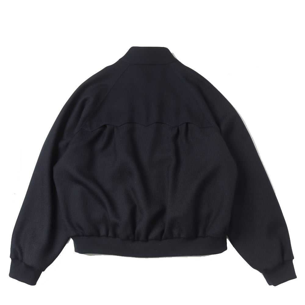 FLUID WOOL & MOHAIR TRICOTINE HYPER BIG GOLF JACKET