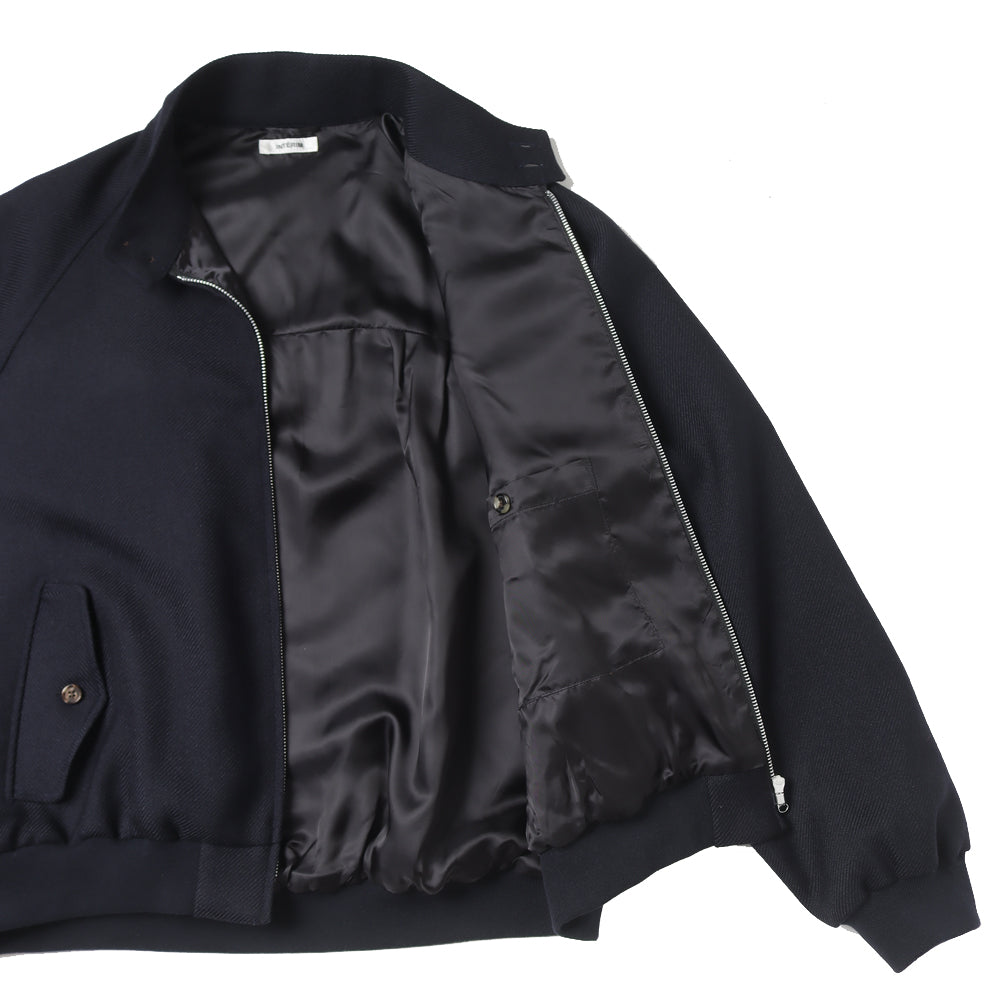 FLUID WOOL & MOHAIR TRICOTINE HYPER BIG GOLF JACKET