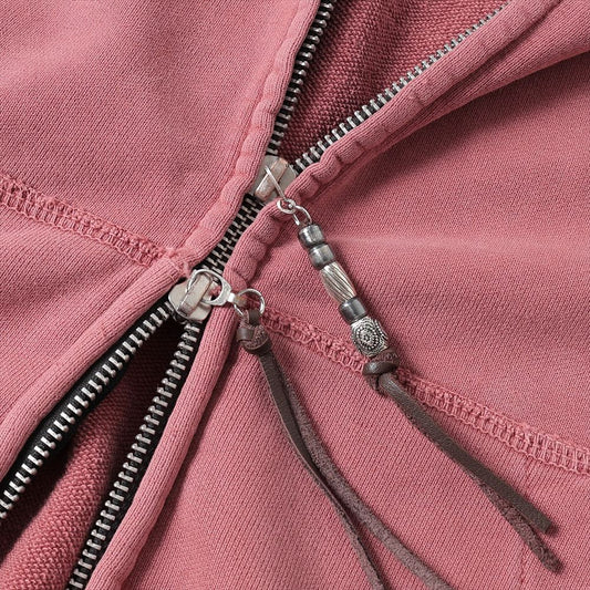  SP加工裏毛ZIPパーカー  