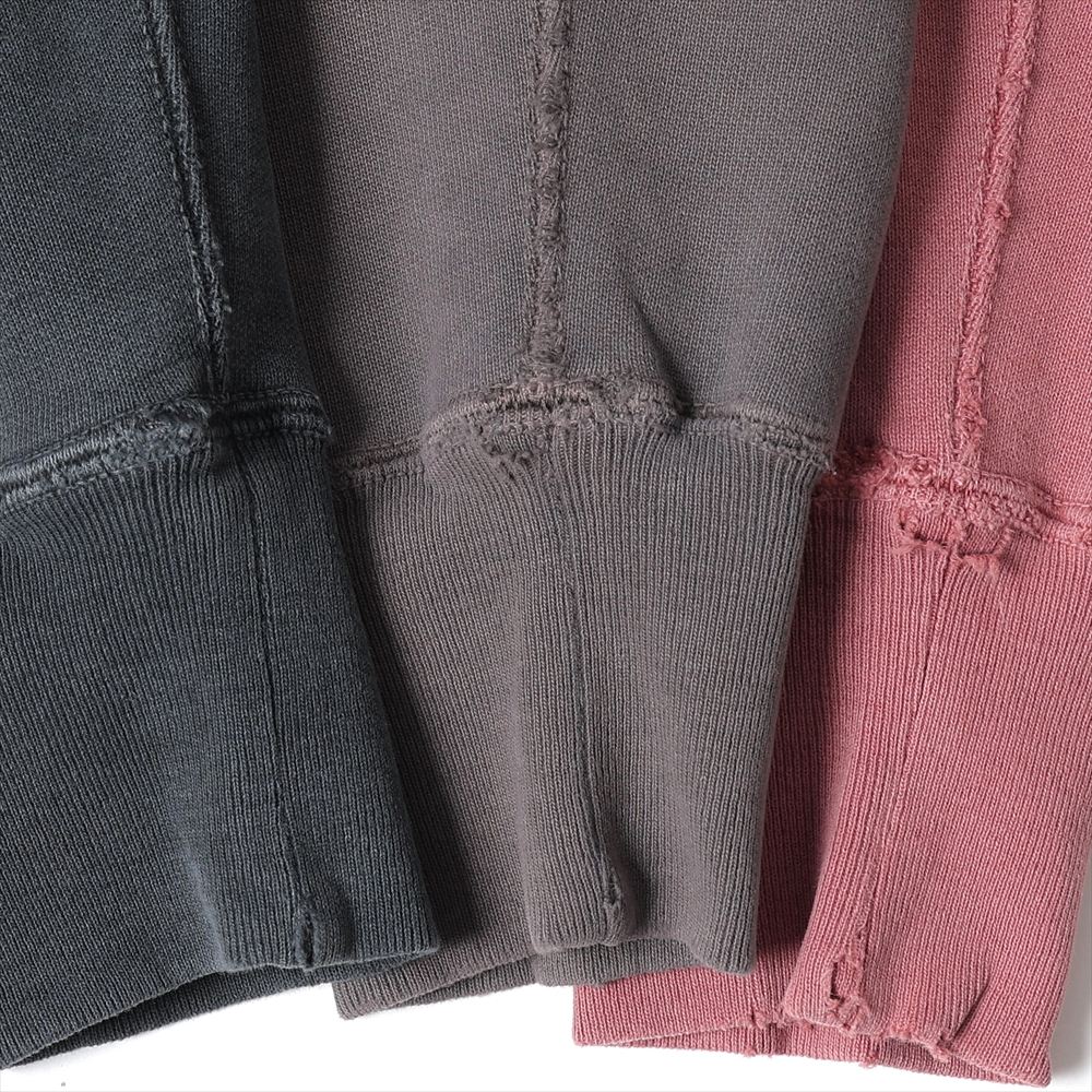 SP加工裏毛ZIPパーカー