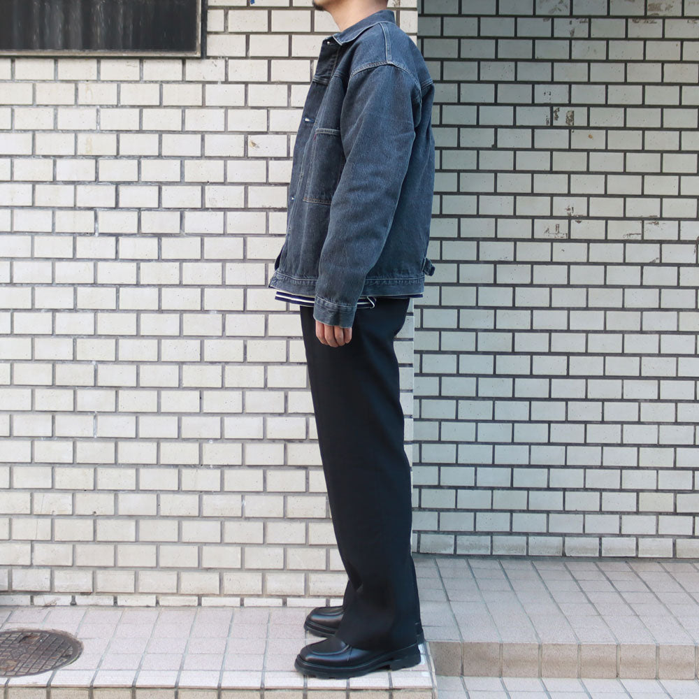 QUINN / Wide Tailored Pants (Linen Nylon High Density Taffeta)