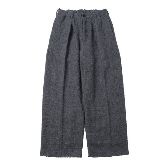  Draping Elastic In Tuck Wide Trousers N Tweed  
