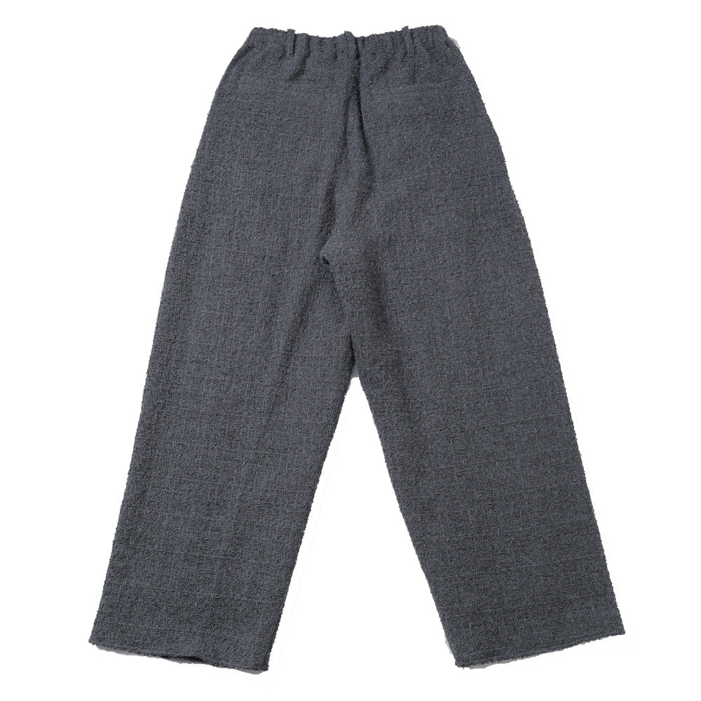 nonnotte(ノノット) - Draping Elastic In Tuck Wide Trousers N Tweed