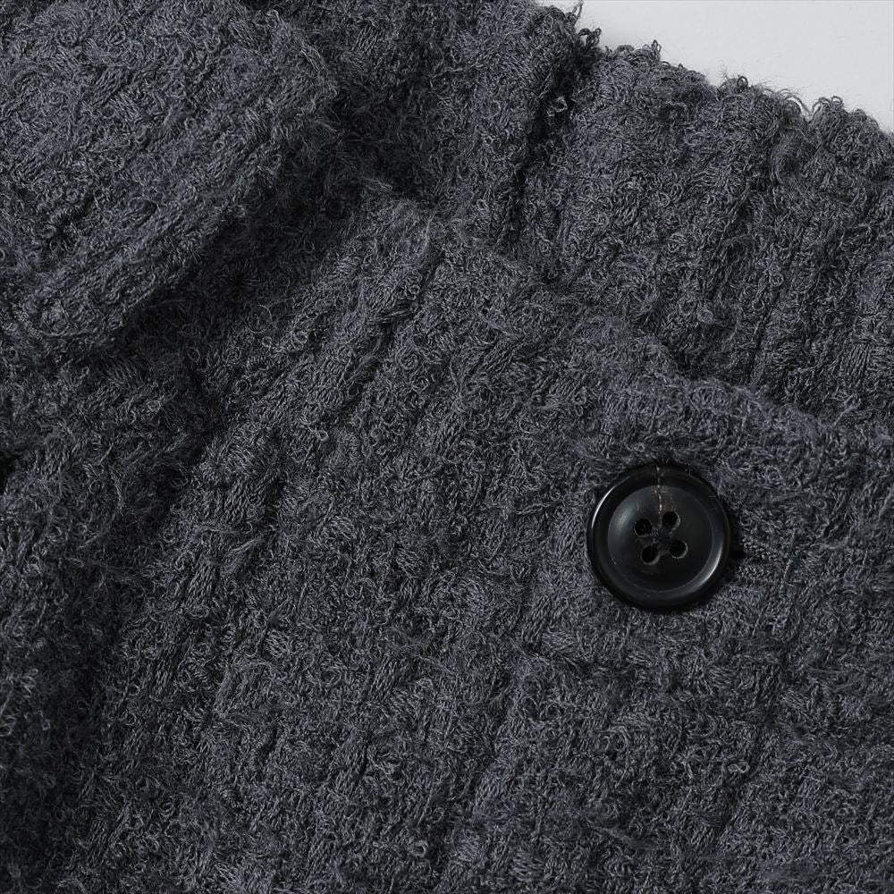 Draping Elastic In Tuck Wide Trousers N Tweed