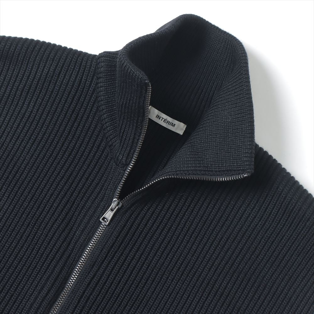 HYPER BIG HAND FRAMED DRIVERS ZIP KNIT VEST