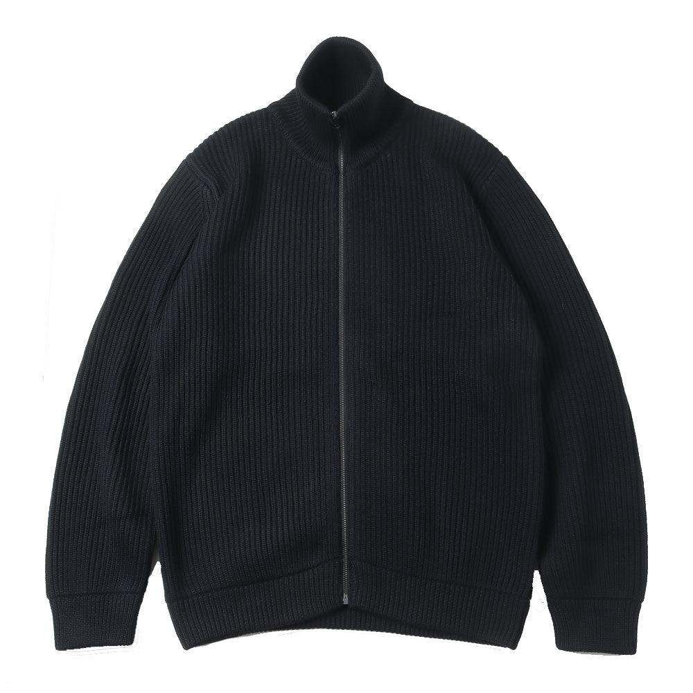 LIMITED HAND FRAMED DRIVERS ZIP KNIT