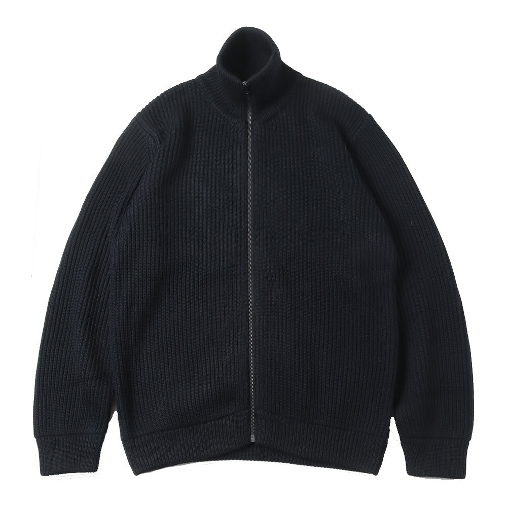 HAND FRAMED DRIVERS ZIP KNIT