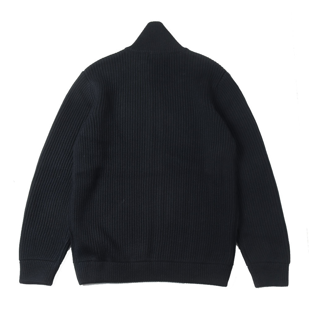 HAND FRAMED DRIVERS ZIP KNIT