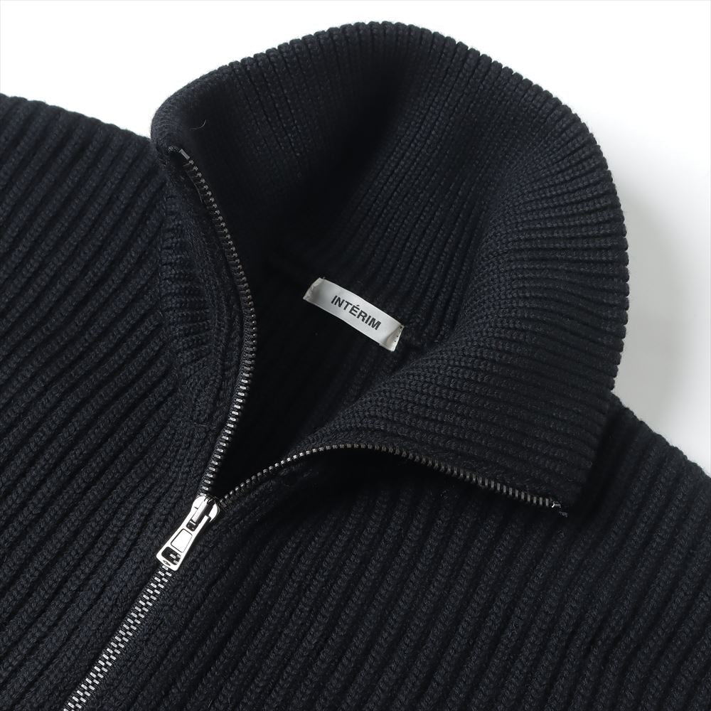 HAND FRAMED DRIVERS ZIP KNIT