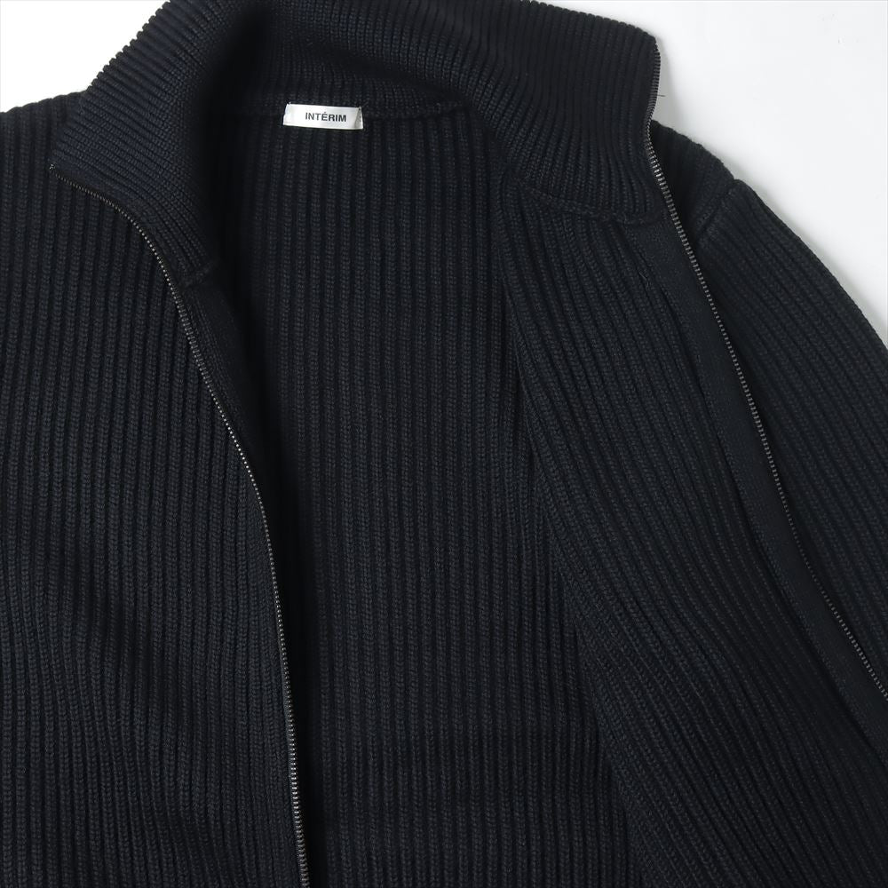 HAND FRAMED DRIVERS ZIP KNIT