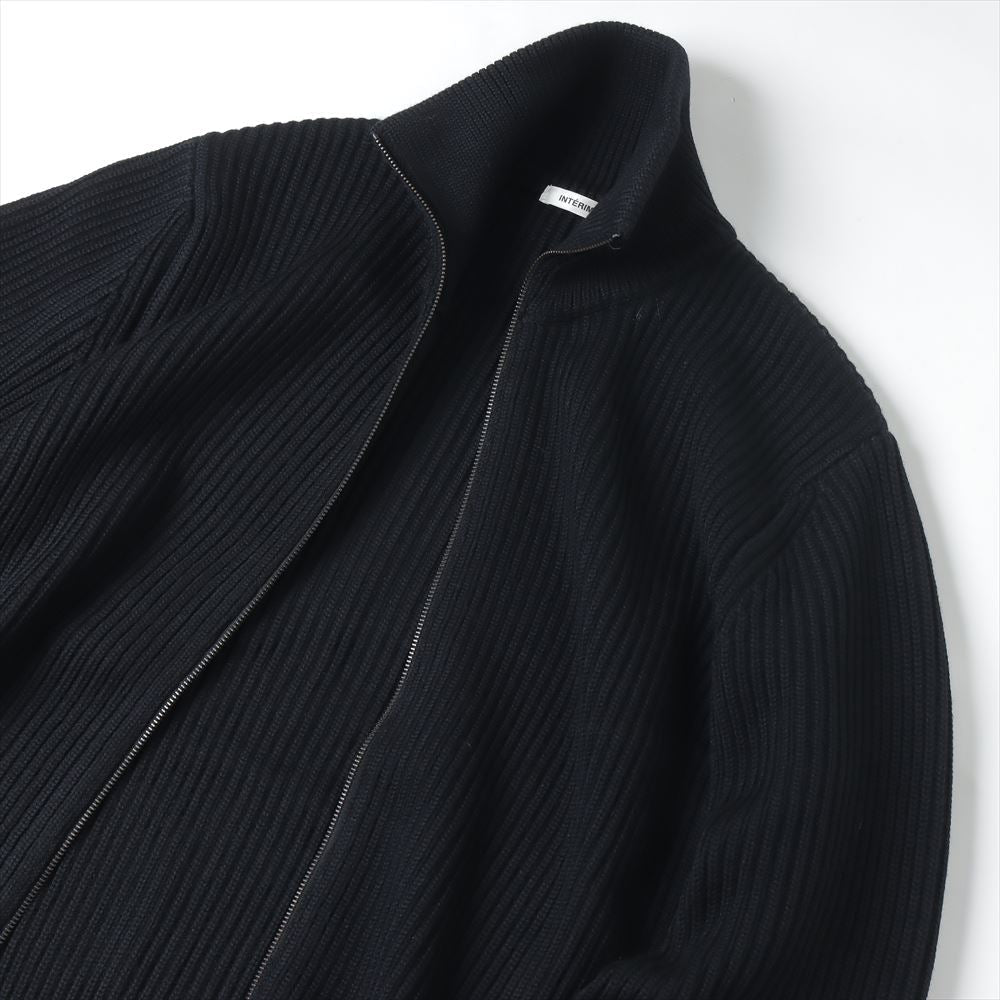 HAND FRAMED DRIVERS ZIP KNIT