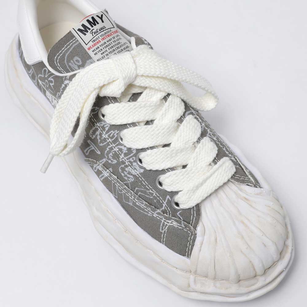 (BLAKEY) OG Sole Graffiti Printed Low-top Sneaker GREEN