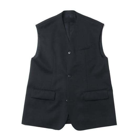  Oversized Vest (Wool Gabardine)  