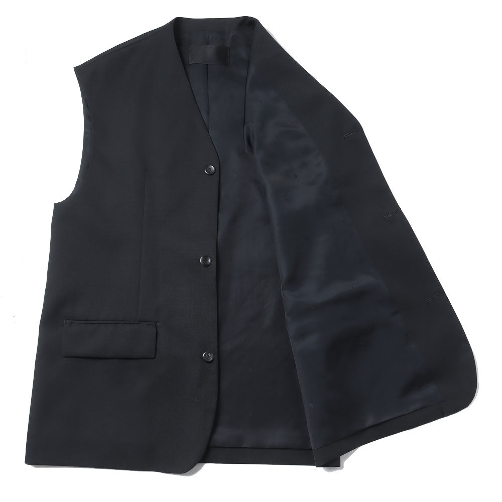 Oversized Vest (Wool Gabardine)