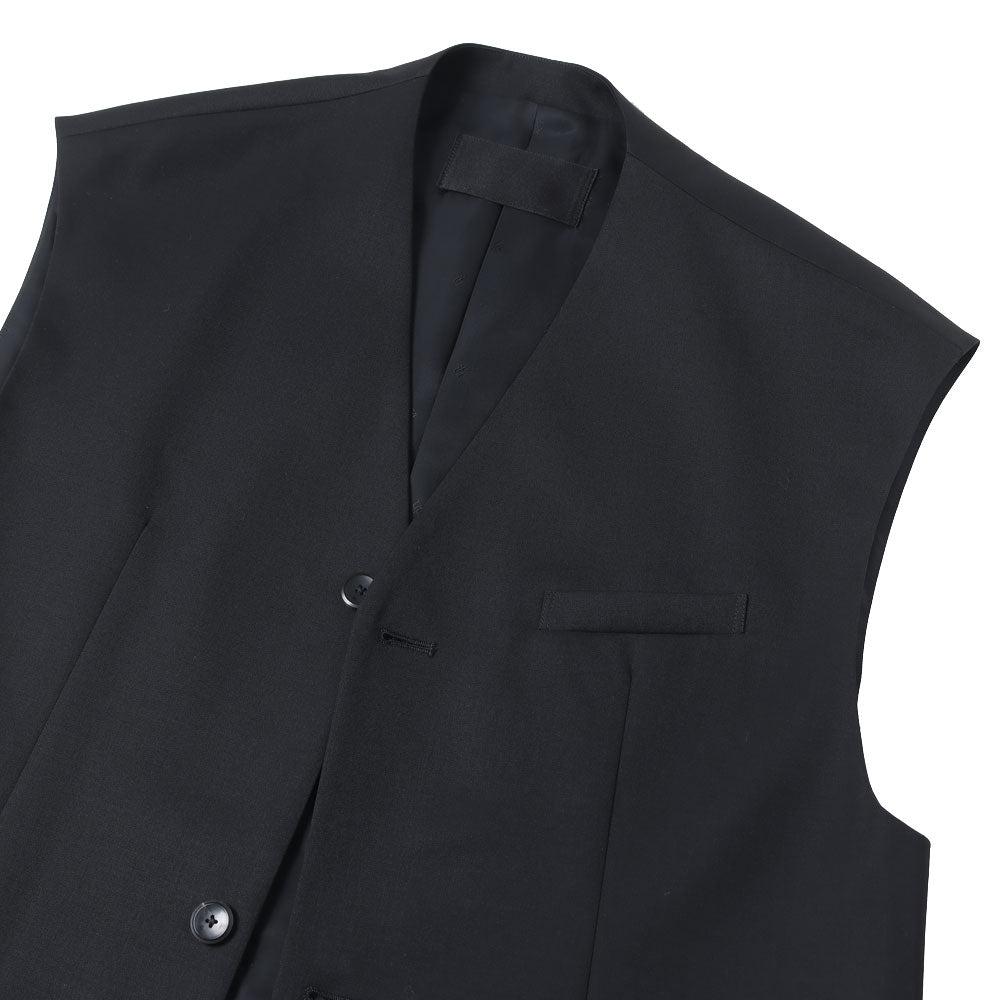 Oversized Vest (Wool Gabardine)