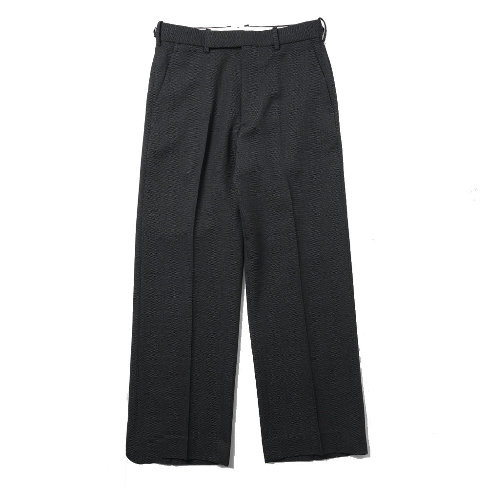 REGULAR FIT STRAIGHT TROUSERS TUMBLED WOOL SERGE