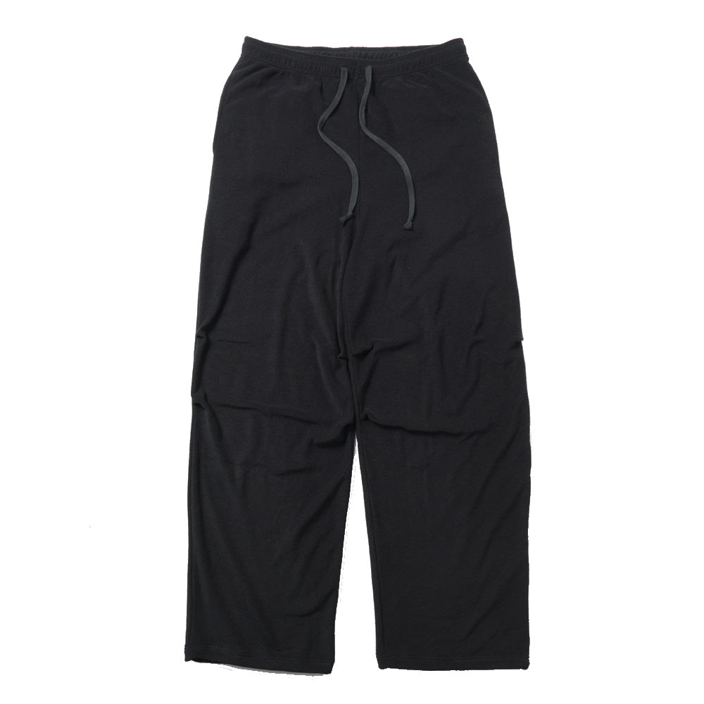 TUCKED KNEE TRAINING PANTS SUPER140s WASHABLE WOOL PILE KNIT
