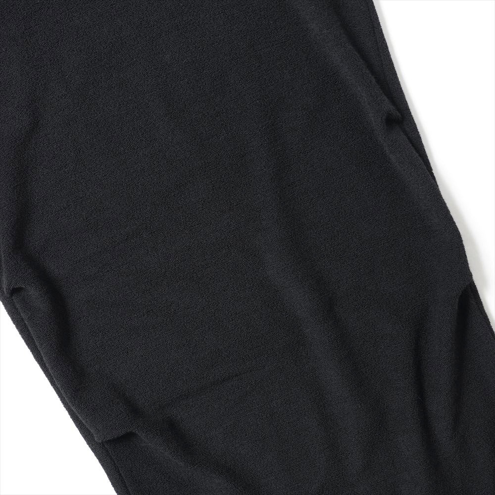 TUCKED KNEE TRAINING PANTS SUPER140s WASHABLE WOOL PILE KNIT