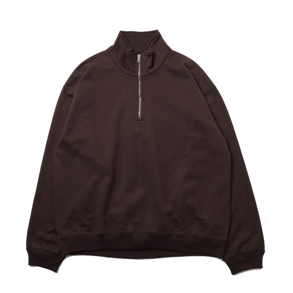 COMFORT HALF ZIP ORGANIC COTTON HEAVY FLEECE
