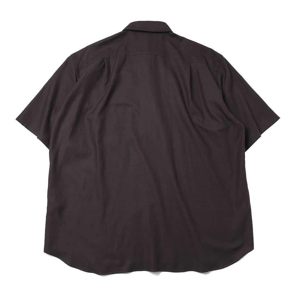 OPEN COLLAR S/S SHIRT