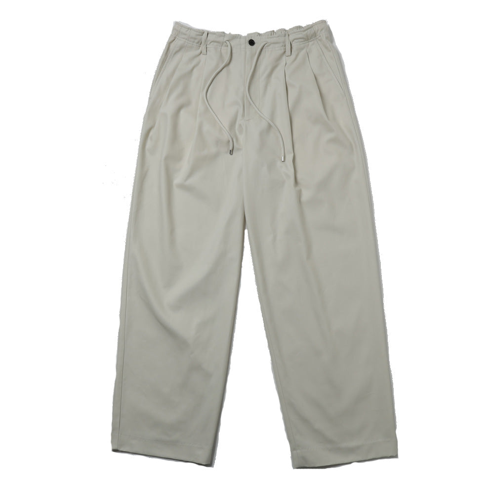 DOUBLE PLEATED EASY TROUSERS ORGANIC COTTON SURVIVAL CLOTH