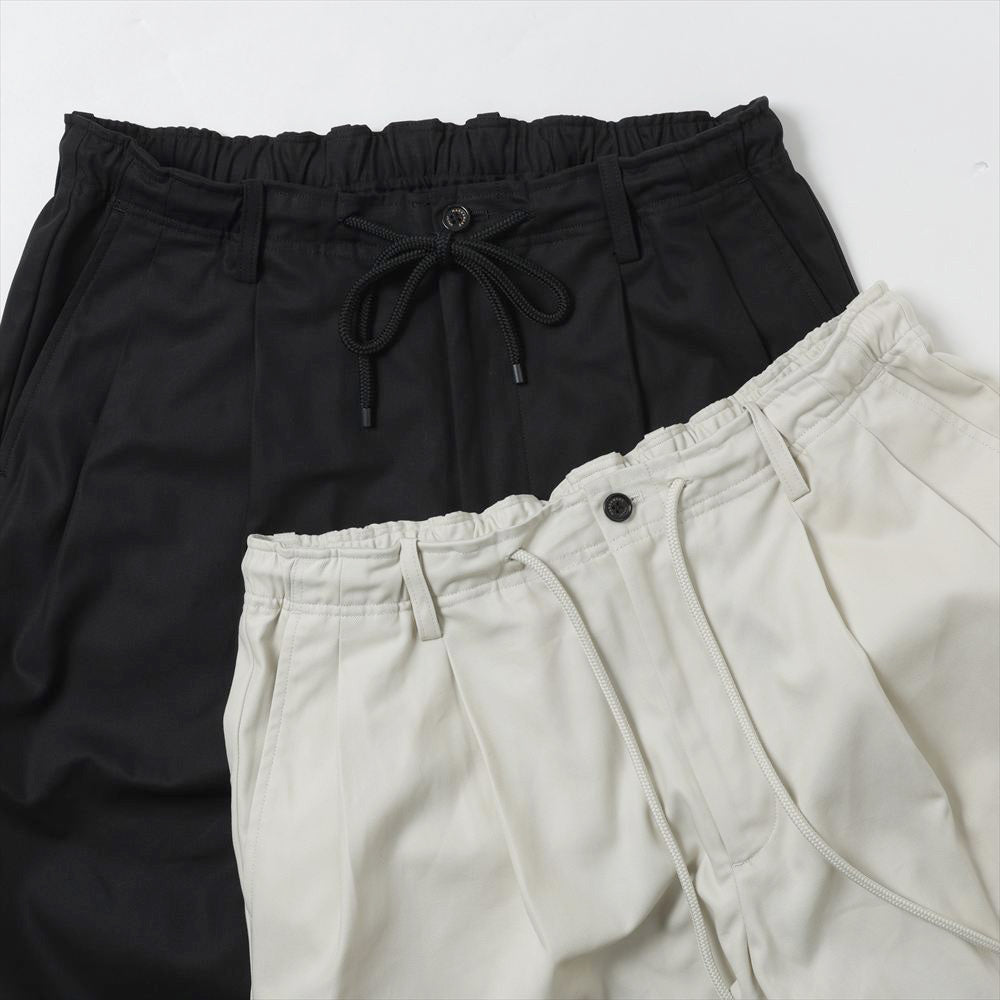 DOUBLE PLEATED EASY TROUSERS ORGANIC COTTON SURVIVAL CLOTH