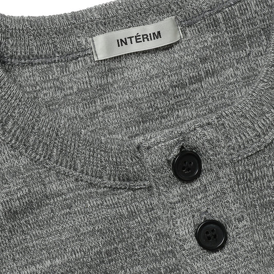  HEAVY NEEDLE-OUT RIB HENRY L/S TEE  