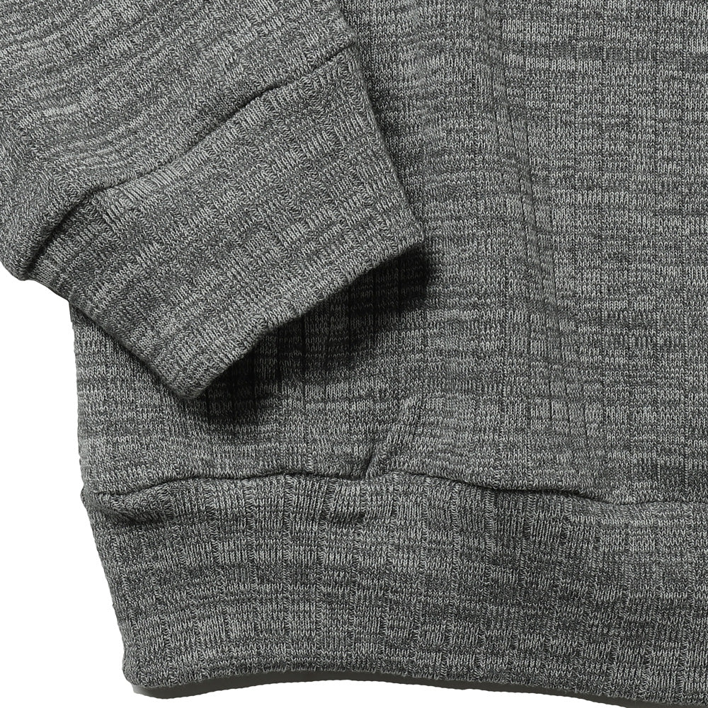 HEAVY NEEDLE-OUT RIB HENRY L/S TEE