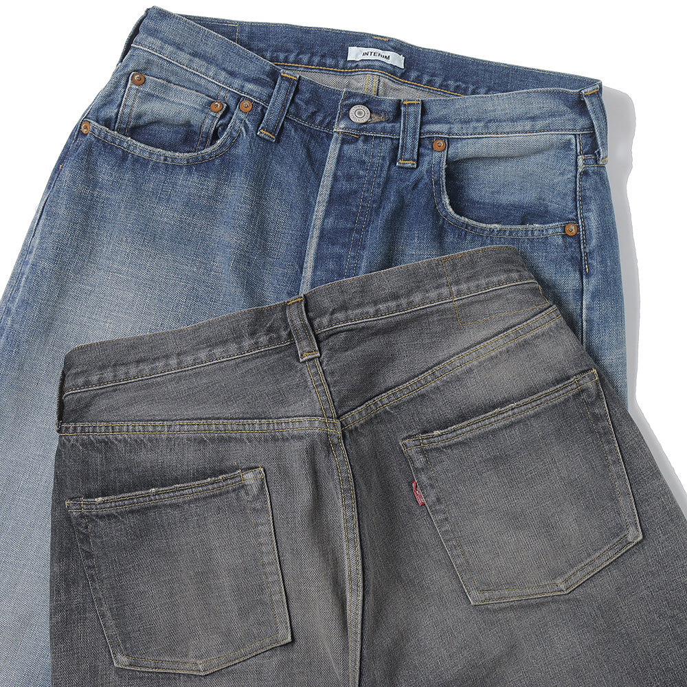 VINTAGE WASHED 1953XX CLASSIC SHUTTLE DENIM TROUSERS