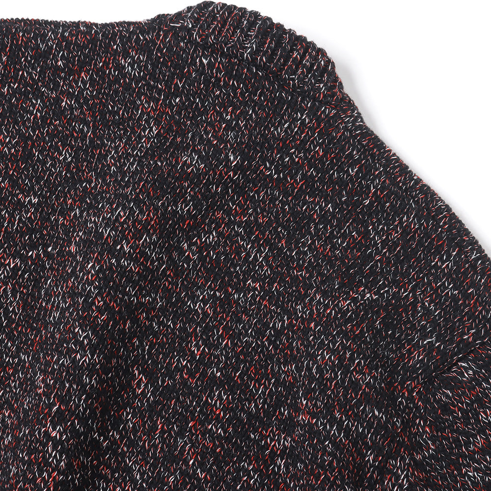 HYPER BIG 3GG HEAVY MIX COLOR CREW SWEATER