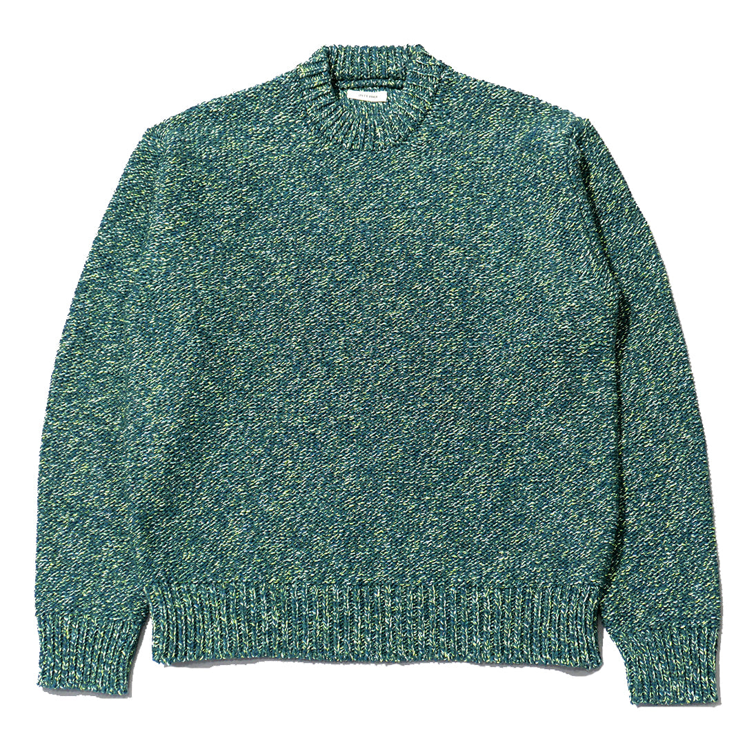 HYPER BIG 3GG HEAVY MIX COLOR CREW SWEATER