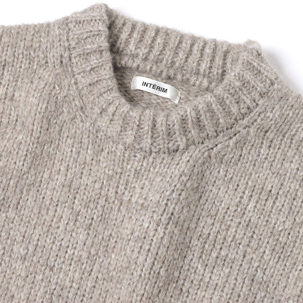 HYPER BIG 3GG YAK ALPACA CREW SWEATER