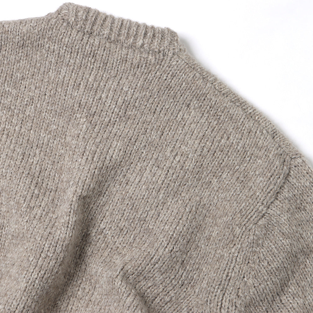 HYPER BIG 3GG YAK ALPACA CREW SWEATER