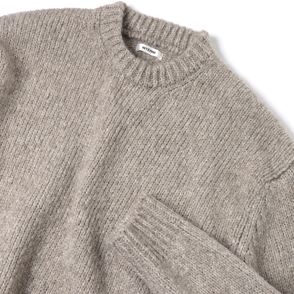 HYPER BIG 3GG YAK ALPACA CREW SWEATER