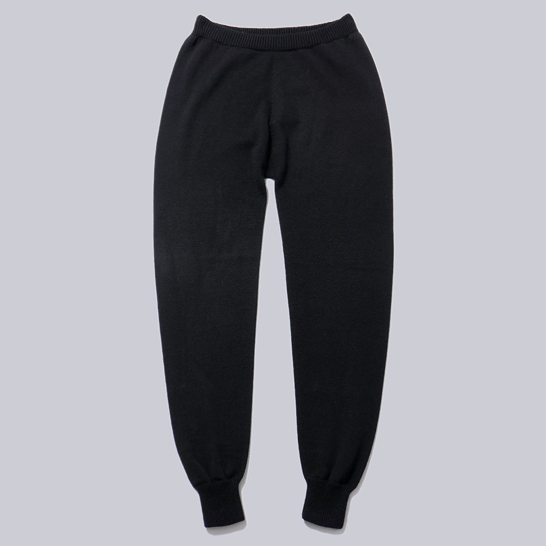 WOOL SILK CASHMERE DEADSTOCK YARN KNIT INNER PANTS