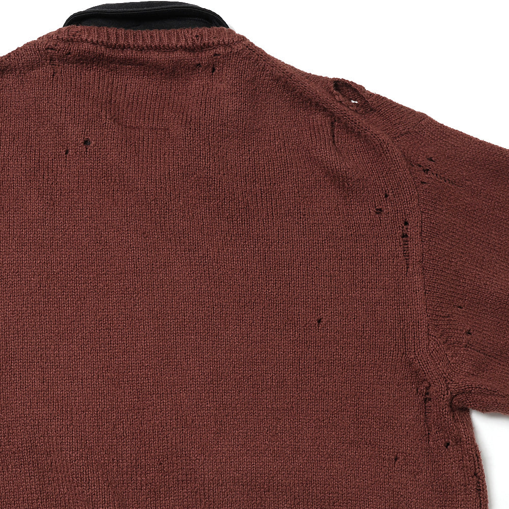 TRIPLE LAYERED COLLARED PULLOVER