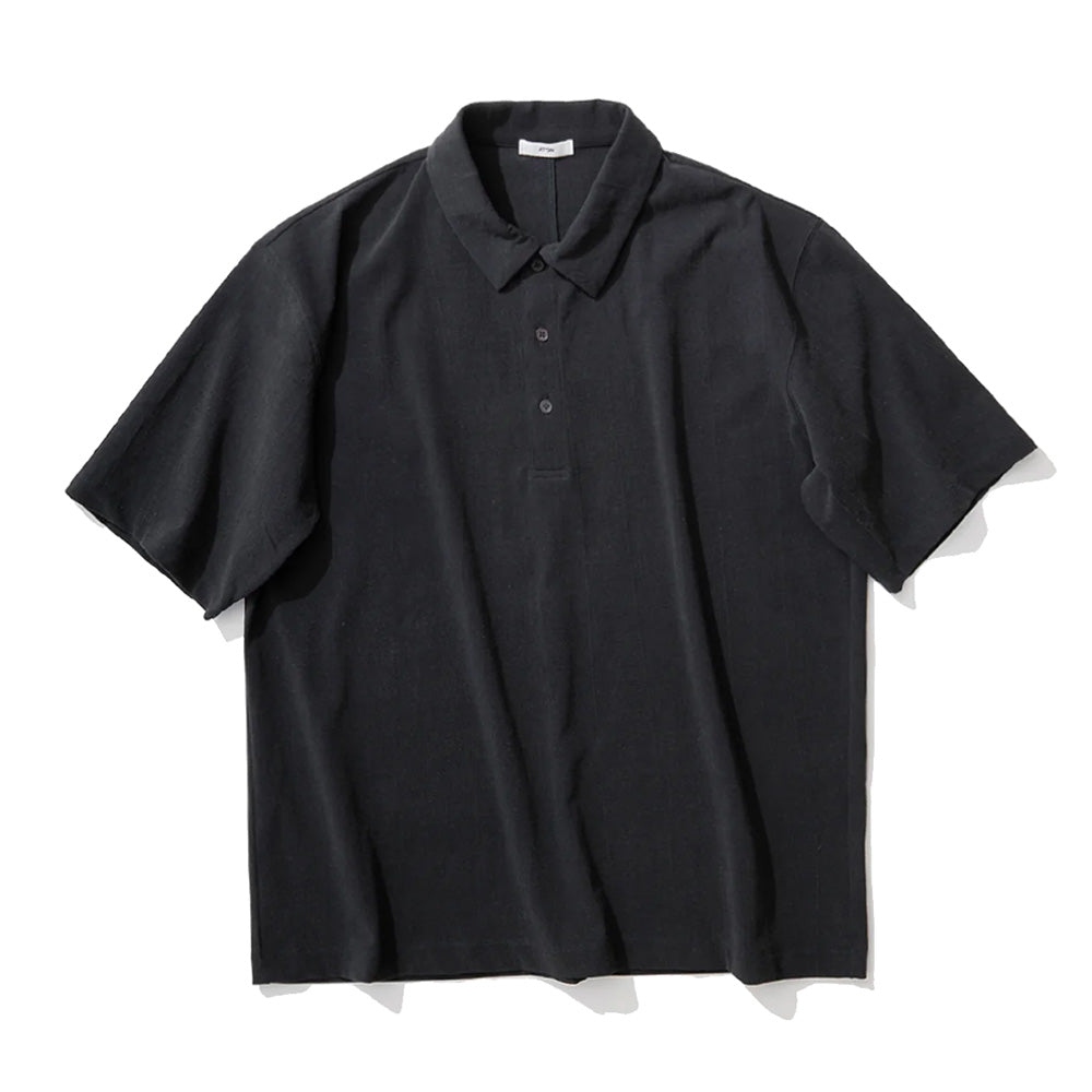 AGING FRESCA PLATE LOOSE FIT POLO SHIRT