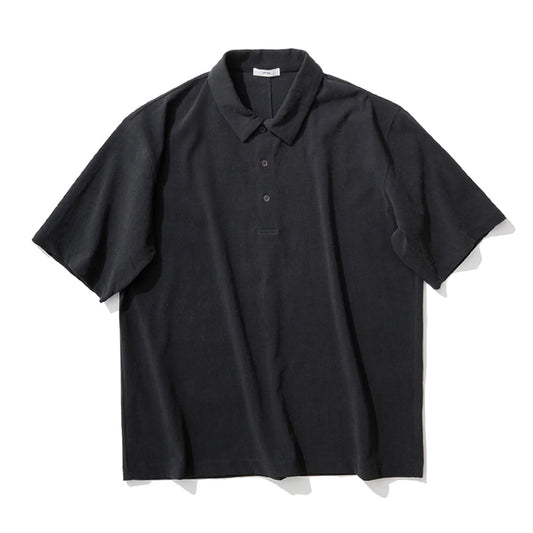  AGING FRESCA PLATE LOOSE FIT POLO SHIRT  