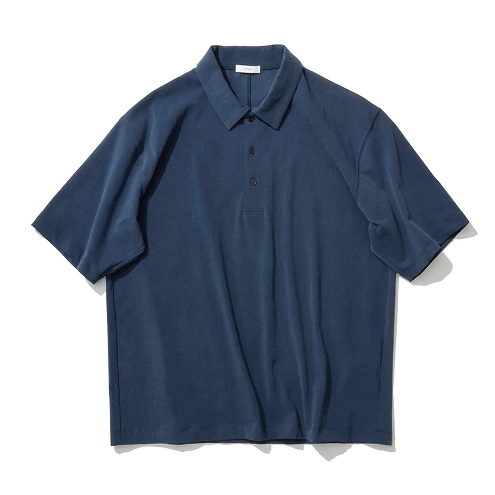 AGING FRESCA PLATE LOOSE FIT POLO SHIRT