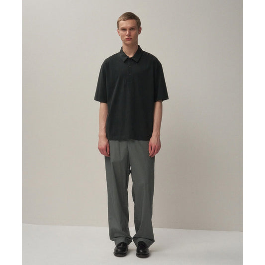  AGING FRESCA PLATE LOOSE FIT POLO SHIRT  