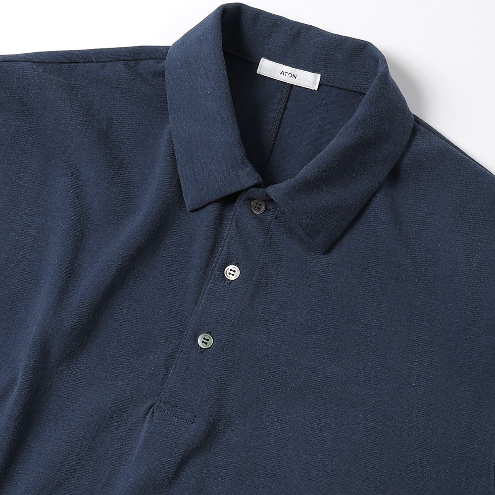 AGING FRESCA PLATE LOOSE FIT POLO SHIRT