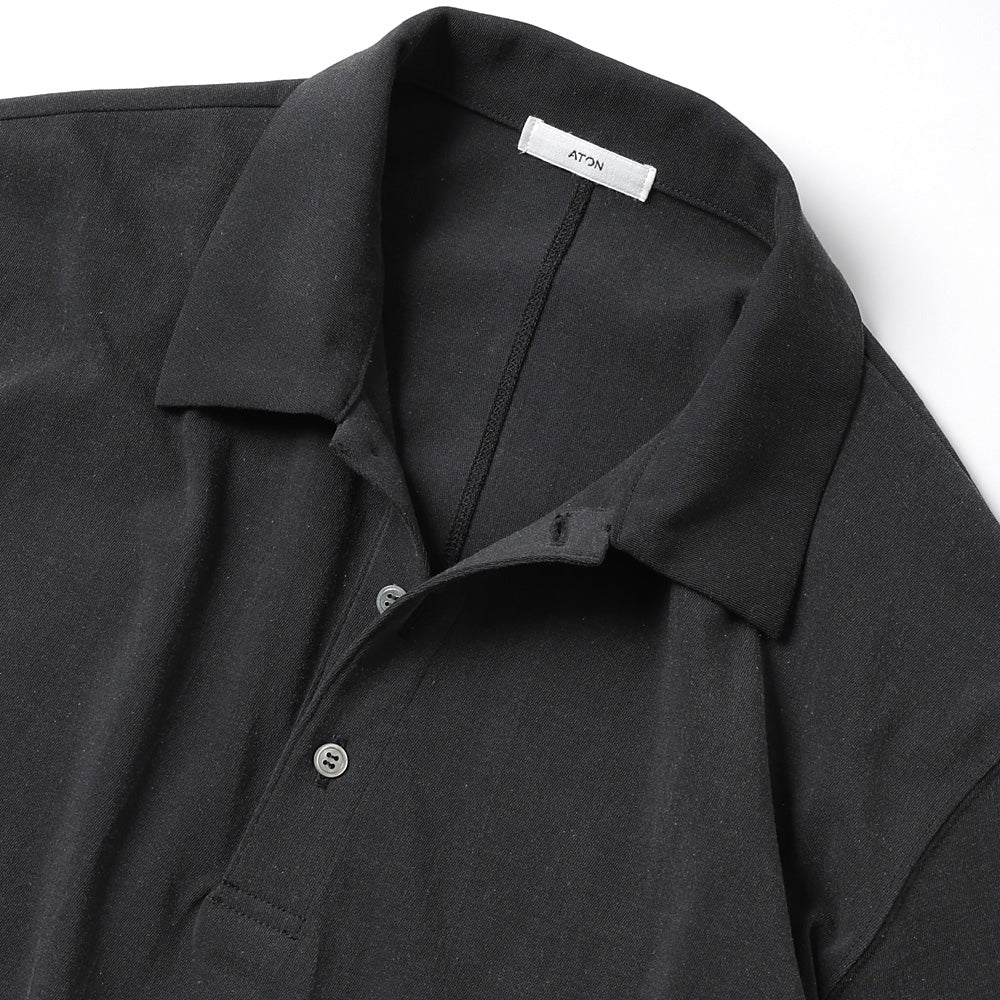 AGING FRESCA PLATE LOOSE FIT POLO SHIRT