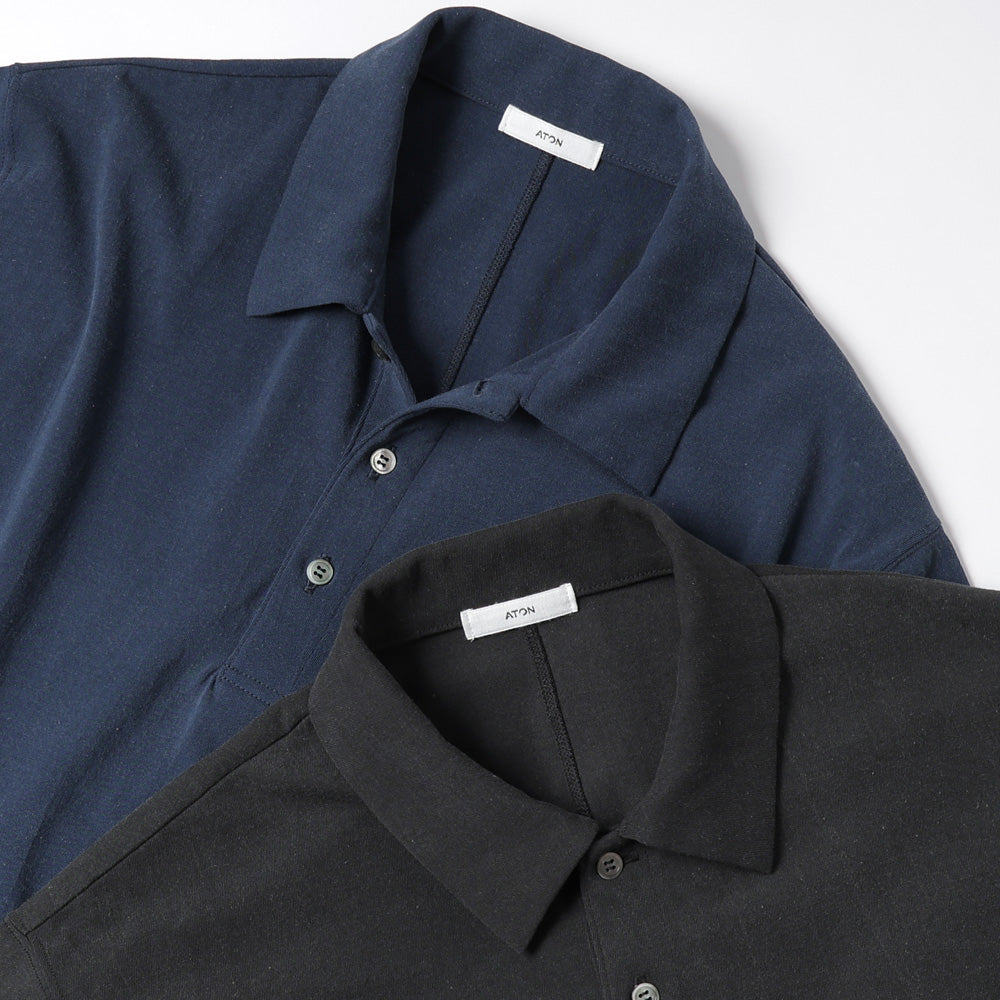 AGING FRESCA PLATE LOOSE FIT POLO SHIRT