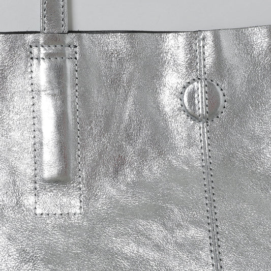  3WAY LARGE TOTE (SILVER)  