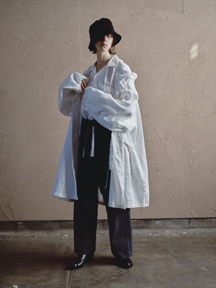 40s MIL BAGGY ZIPPED USED SHUTTLE DENIM TROUSERS