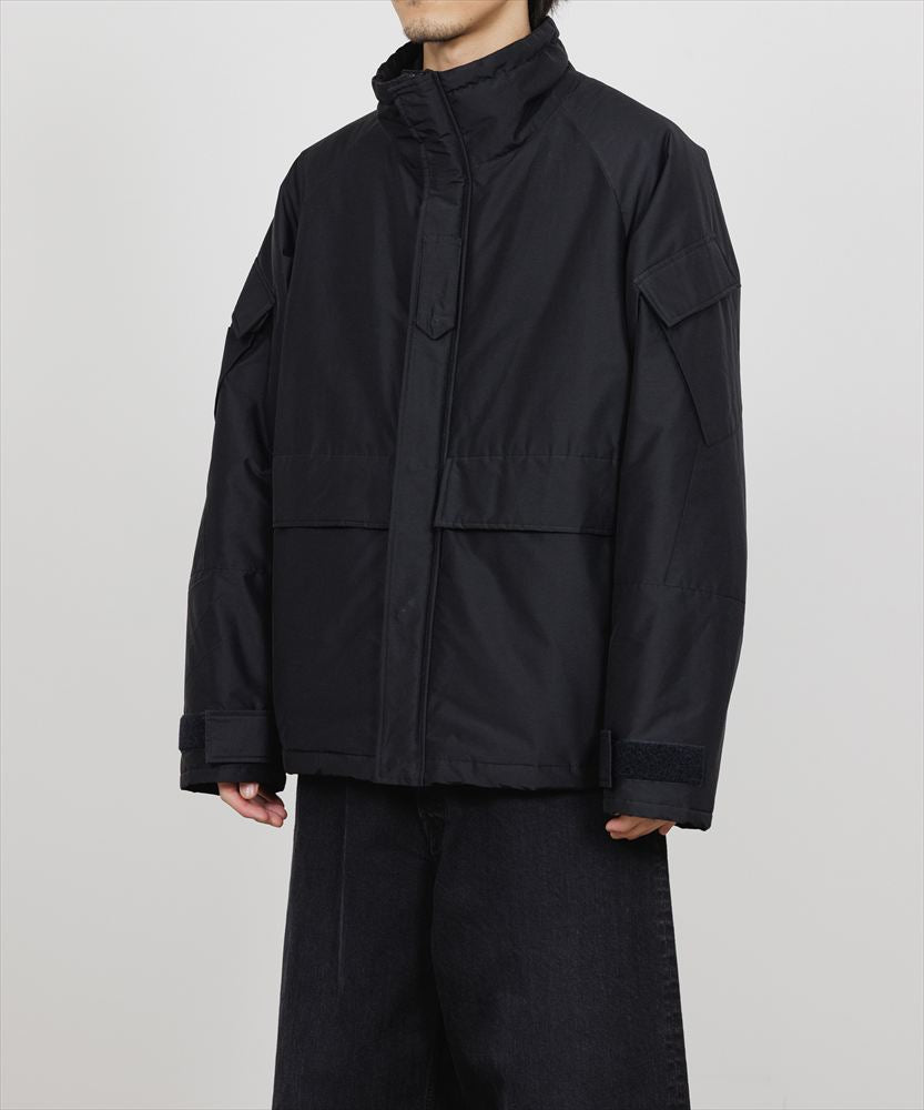 PUFFED ECWCS JACKET ORGANIC COTTON SILK HIGH COUNT TYPEWRITER