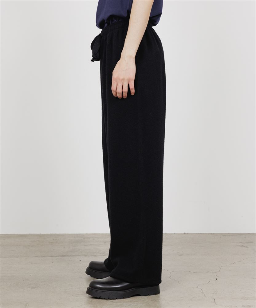 WIDE CYLINDER FIT EASY PANTS SUPER130s WOOL NAPPING