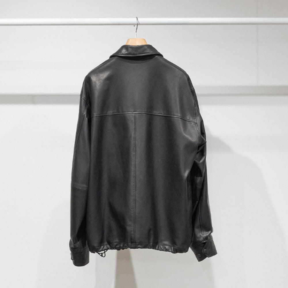 LEATHER COACH JACKET
