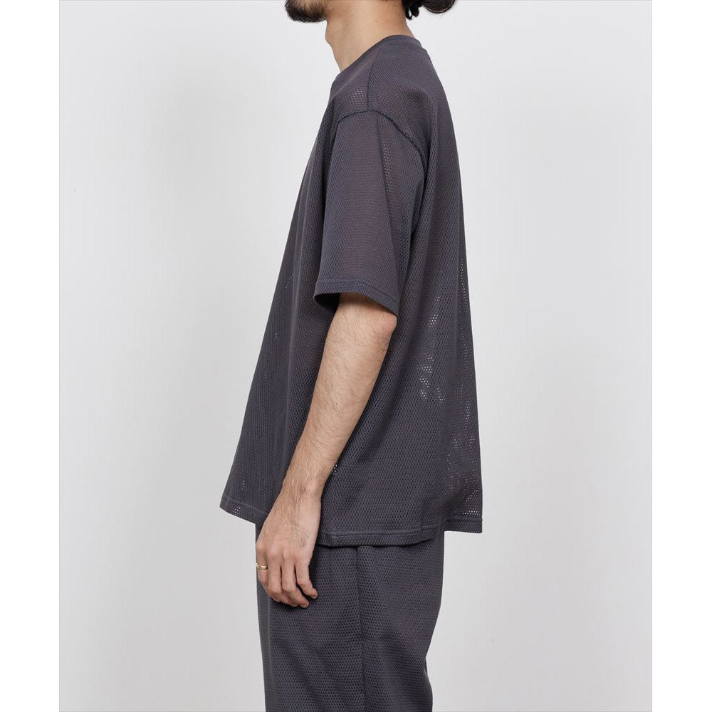 CREW NECK TEE ORGANIC COTTON MESH
