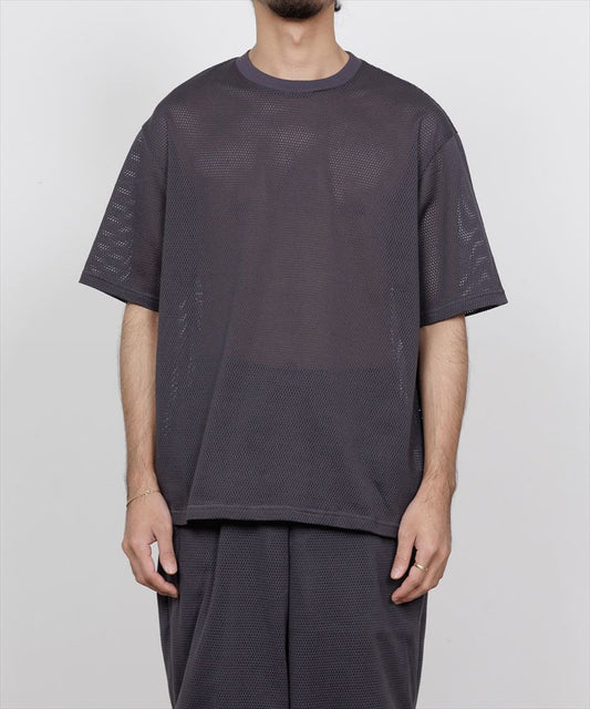  CREW NECK TEE ORGANIC COTTON MESH  